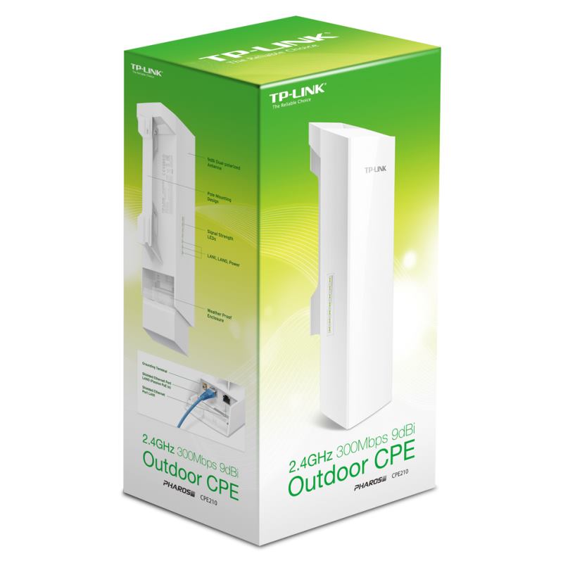 TP-LINK CPE210 300Mbps 9dBi Outdoor CPE – obrázok 3