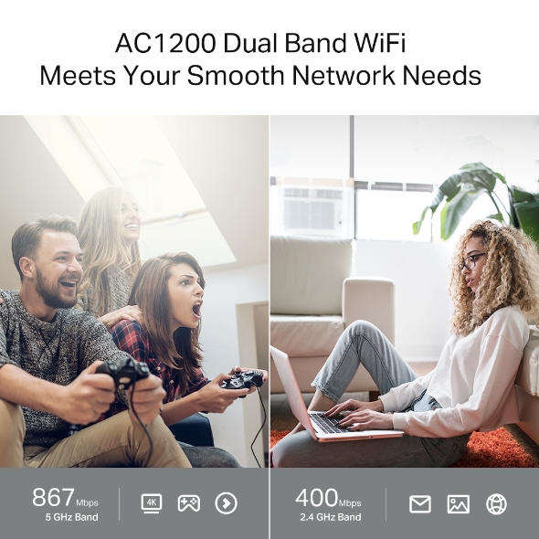 TP-LINK Archer C64, AC1200 Dual-Band MU-MIMO WiFi Router – obrázok 5